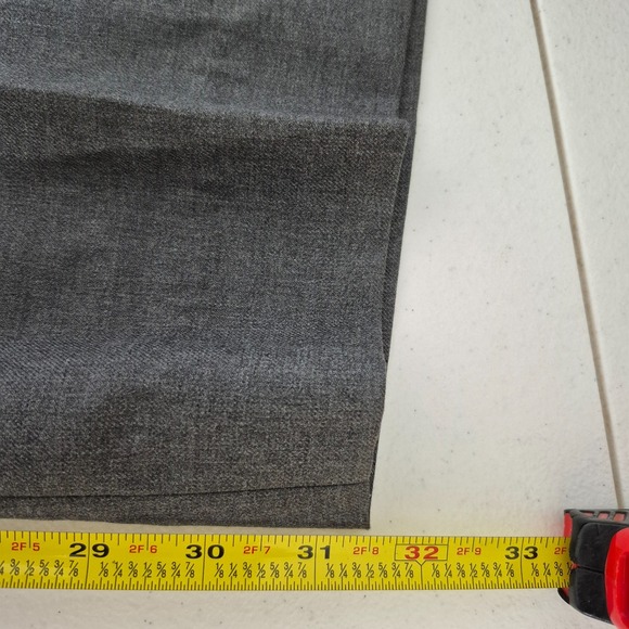 Joseph‎ & Feiss Pants Mens 41x31 (T42x32) Gray Poly Wool Classic Fit  Dress NEW - Picture 12 of 13